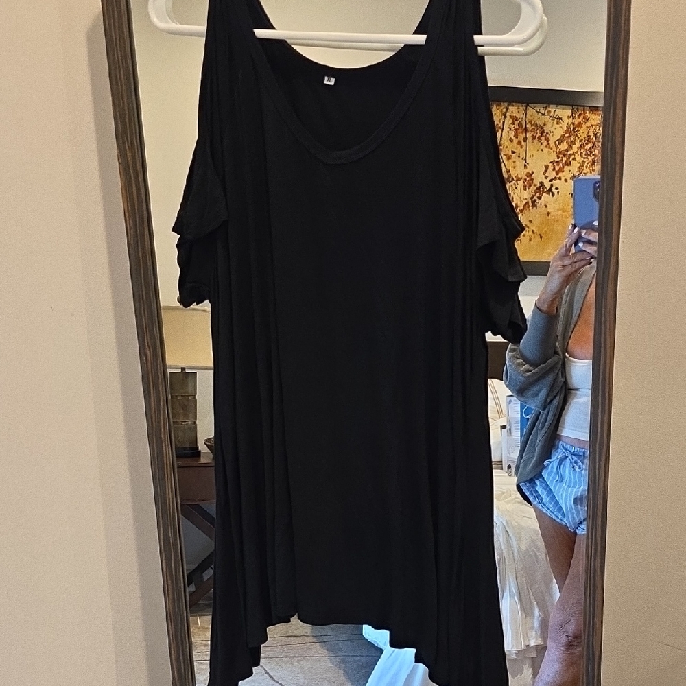 Elegant Black Women's Top
